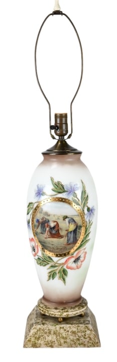ANTIQUE BRISTOL GLASS VASE