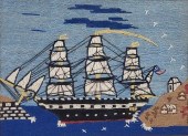 ANTIQUE BRITISH SAILOR'S SHIP