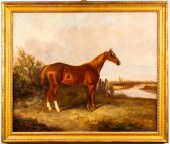 ANTIQUE BRITISH SCHOOL EQUESTR
