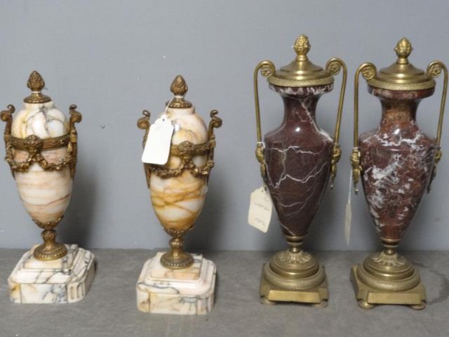 Antique Bronze and Marble