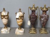 Antique Bronze and Marble Cass