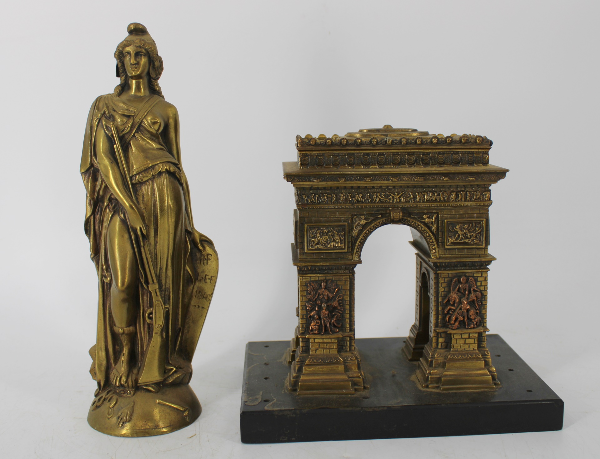 ANTIQUE BRONZE ARC DE TRIOMPHE