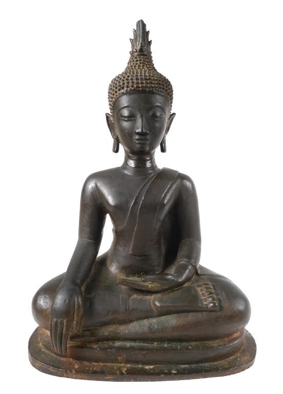 ANTIQUE BRONZE BUDDHA