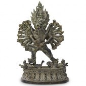 ANTIQUE BRONZE BUDDHADESCRIPTI