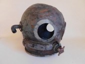ANTIQUE BRONZE DIVING HELMETAn