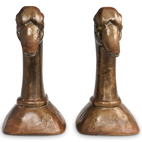 ANTIQUE BRONZE DUCK
