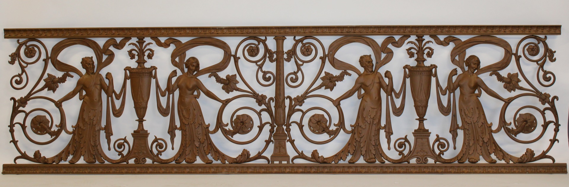 ANTIQUE BRONZE FIGURAL FRIEZE