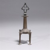 Antique Bronze Kohl Pot, intri