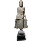 ANTIQUE BRONZE MANDALAY BUDDHA