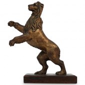 ANTIQUE BRONZE MECHANICAL LION