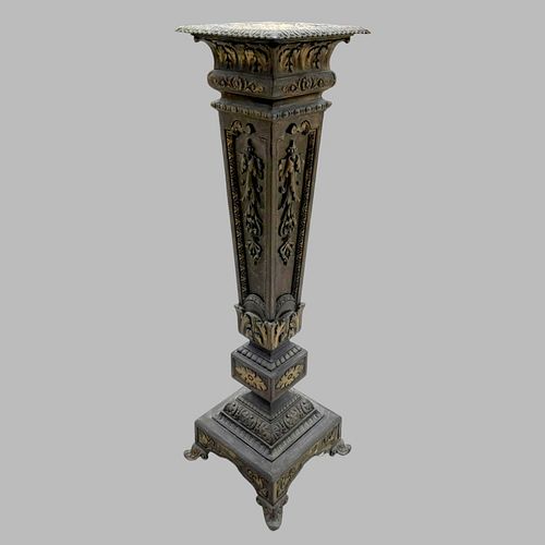 ANTIQUE BRONZE PEDESTALAntique
