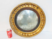 ANTIQUE BULLSEYE CONVEX MIRROR