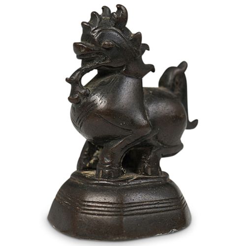 ANTIQUE BURMESE BRONZE OPIUM