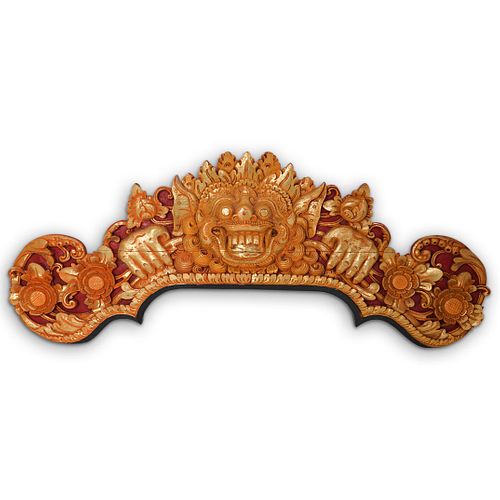 ANTIQUE BURMESE GILT WOOD