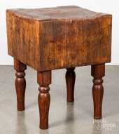 ANTIQUE BUTCHER BLOCKAntique b
