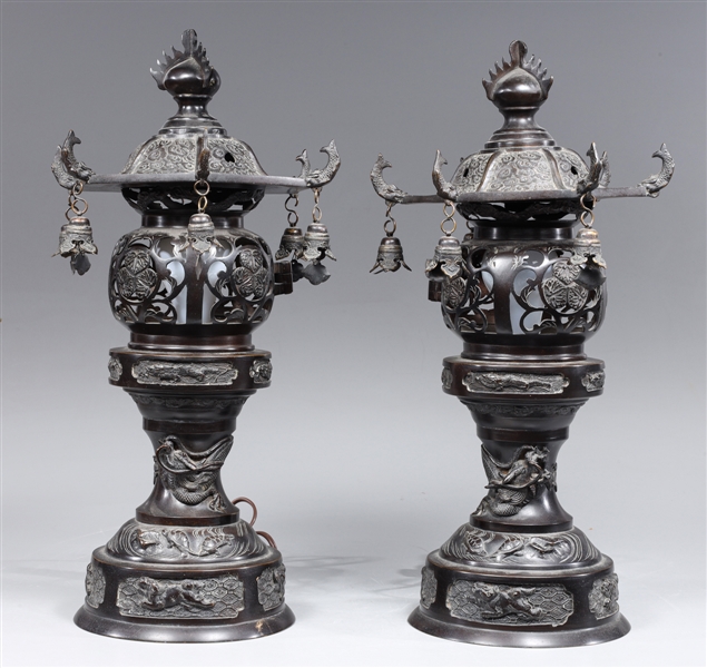 Antique, c. 1920, Japanese bronze