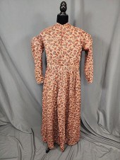 Antique c1840 Madder Crackle P
