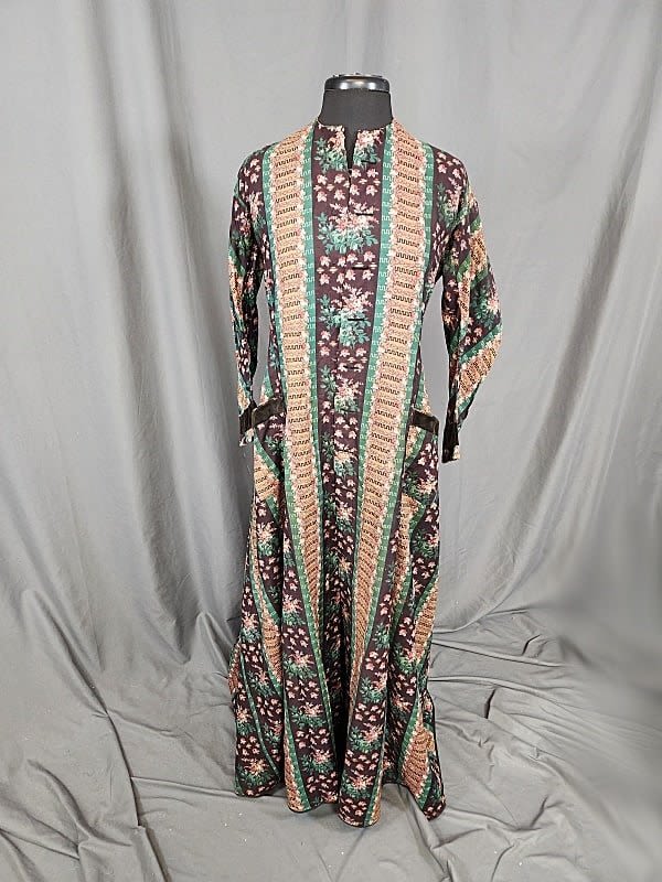 Antique c1850 Wool Challis