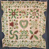 Antique c1860 PA Applique Samp