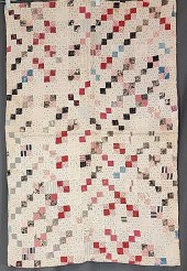 Antique c1890 4 Patch Tied Cri