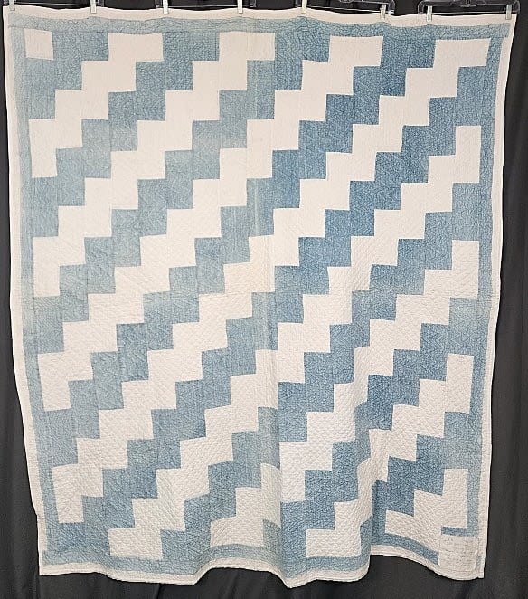 Antique c1890 Brick Works Quilt
