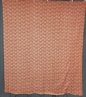 Antique c1890 Cotton Print Duv