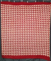 Antique c1890 Red and White Br