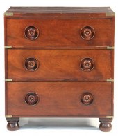Antique Campaign Chest19th cen