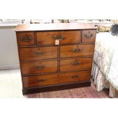 Antique campaign secretaire ch