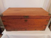 ANTIQUE CAMPHOR TRUNK19th cent