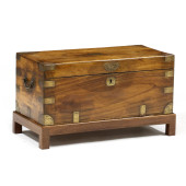 ANTIQUE CAMPHOR WOOD CAMPAIGN