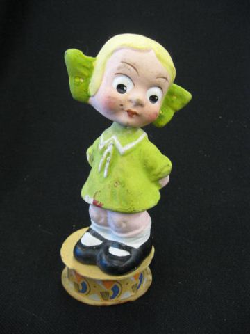Antique Candy Container of a Girl