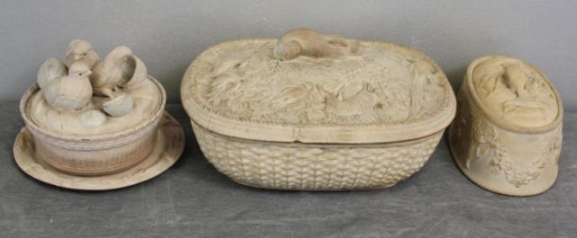 Antique Caneware Lot.Includes a