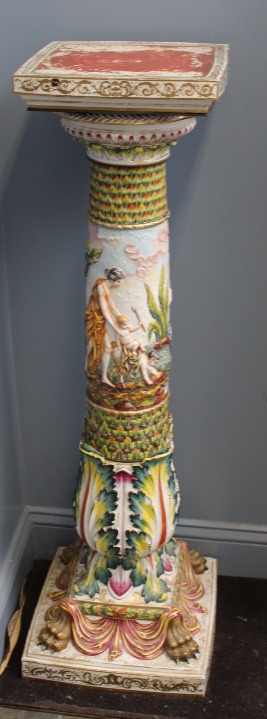 ANTIQUE CAPO DI MONTE PORCELAIN