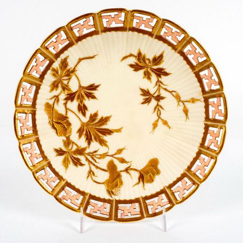 ANTIQUE CARLSBAD PORCELAIN GILDED