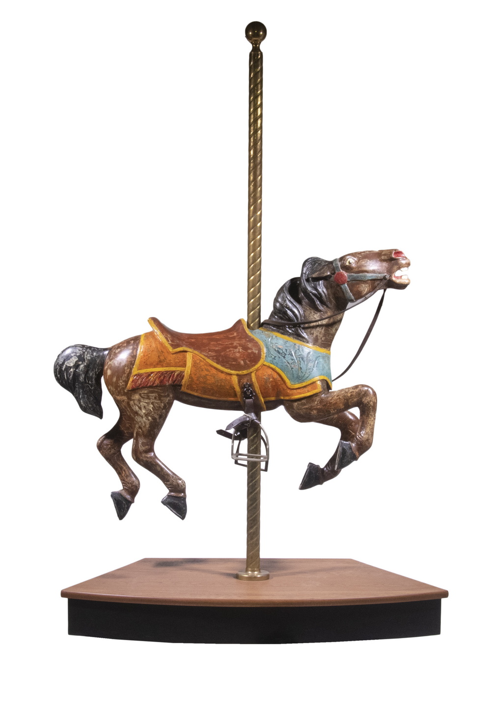ANTIQUE CAROUSEL HORSE ON