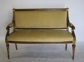 ANTIQUE CARVED AND GILT DECORA