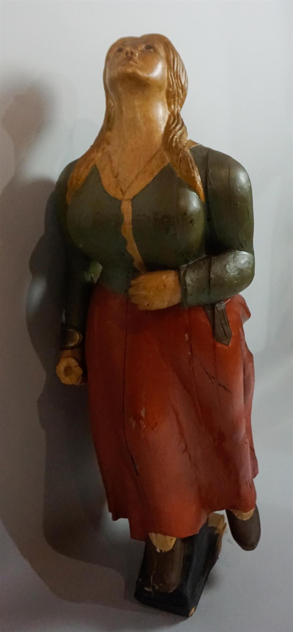 ANTIQUE CARVED AND PAINTED SHIP'S