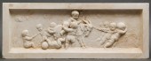 ANTIQUE CARVED MARBLE ARCHITEC