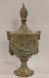 ANTIQUE CARVED & POLYCHROME HA