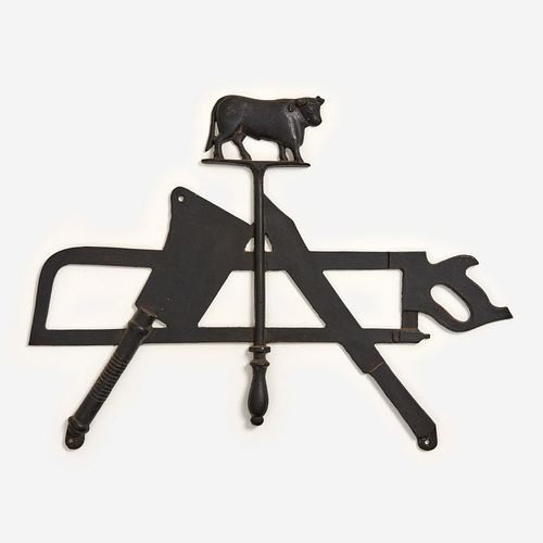 ANTIQUE CAST IRON BUTCHER'S TRADE