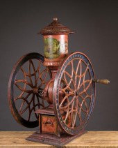 ANTIQUE CAST IRON COFFEE MILL/