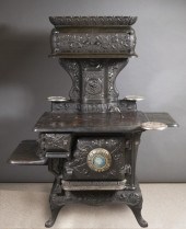 ANTIQUE CAST IRON COOK STOVE,