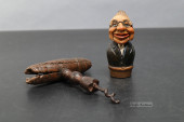 ANTIQUE CAST IRON CORKSCREW 3.