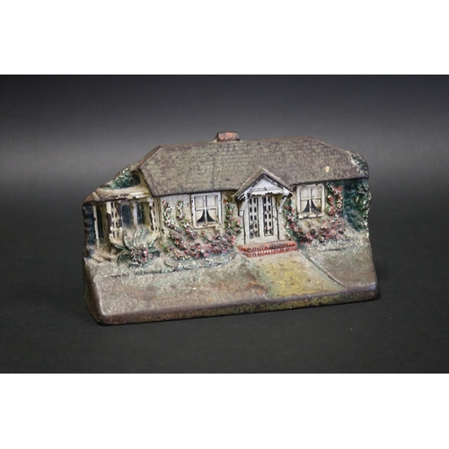 Antique Cast iron English cottage