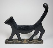 ANTIQUE CAST IRON FIGURAL CAT