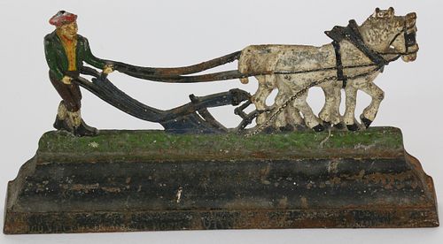 ANTIQUE CAST IRON FIGURAL