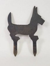ANTIQUE CAST IRON FIGURAL SCOT