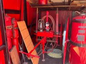 ANTIQUE CAST IRON FIRE HOSE RE