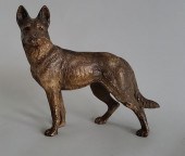 ANTIQUE CAST IRON GERMAN SHEPA
